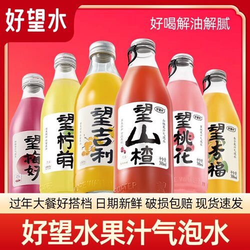 宝宝好望水望山楂杨梅果汁饮料矿