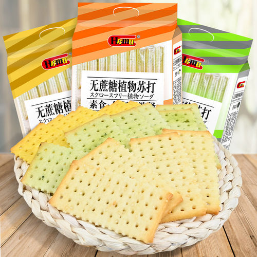 宝宝hamu无蔗糖植物苏打梳打饼干