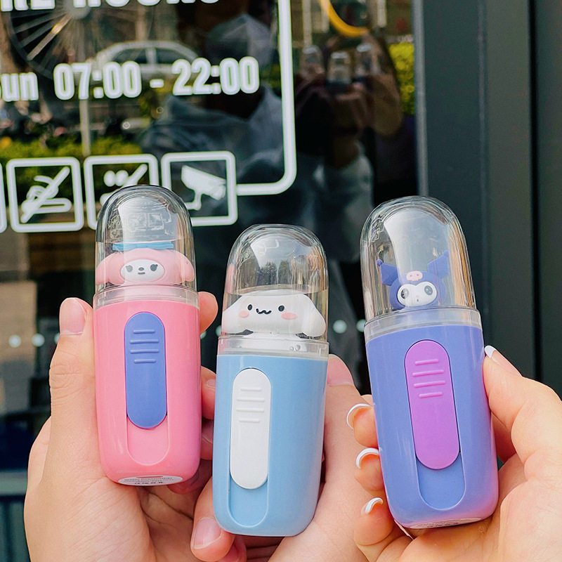 新款小欧朋友卡通滑键迷你补水仪纳米喷雾器充电便携厂家直销