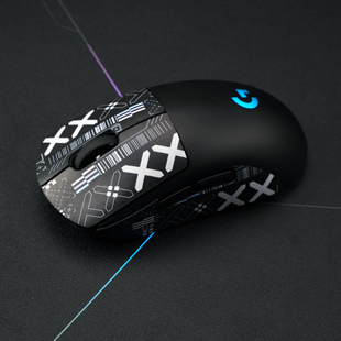 泰坦国度鼠标防滑贴适用于GPW2毒蝰v2印花集奥丁EC2G502蜥蜴皮