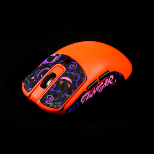 XEW定制汗贴 S鼠标防滑贴np01s 泰坦国度适用于VAXEE蜥蜴皮XES