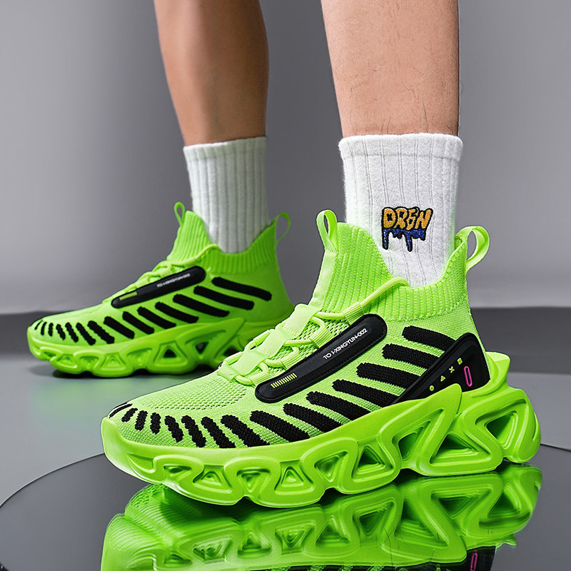 2026新款春夏透气网面运动鞋男大码镂空休闲鞋轻便厚底增高老爹鞋,流行男鞋,单鞋,淘宝优惠券,粉丝福利购,淘宝优惠卷