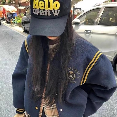 红人馆棉服女冬季2025新款爆款独特超好看休闲韩系百搭棒球服棉衣
