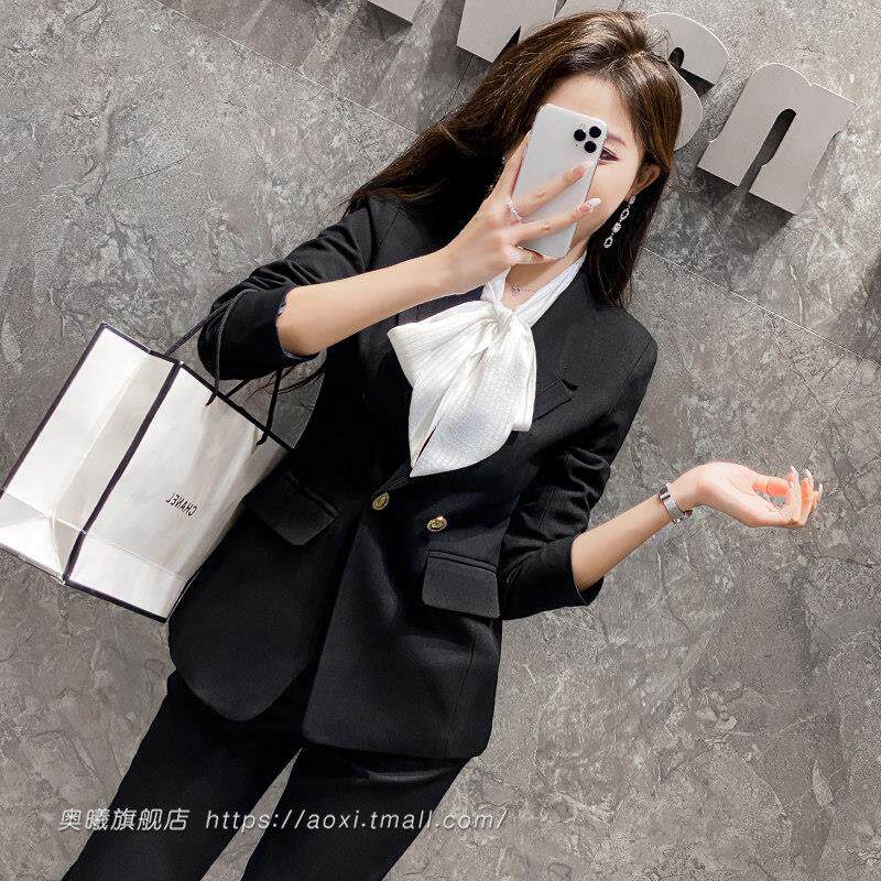 今年流行气质女神范西装外套女空姐制服OL西服套裤白领通勤职业装