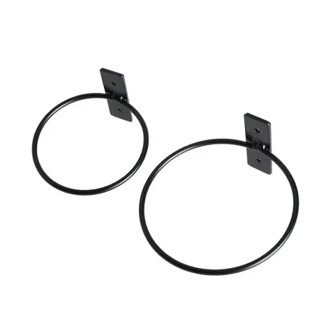 花盆架壁挂式盆栽家居挂墙式户外园艺花盆挂钩植物和支架黑色