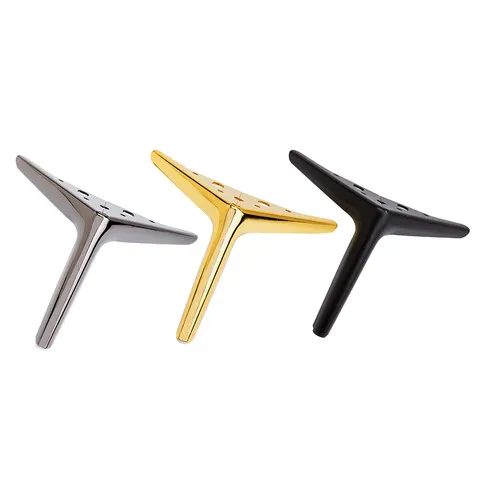 沙发脚橱柜鞋柜床头柜茶几衣柜支撑腿轻奢金属床腿脚电视柜脚