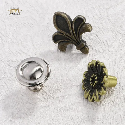 美式柜门把手北欧拉手欧洲橱柜现代简约拉手抽屉衣柜单孔铜色