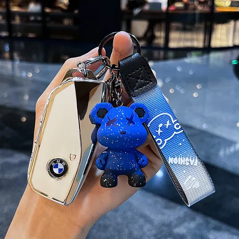 新款钥匙套适用ix宝马x7铝合金系i7XM扣7402023保护壳钥匙包735Li