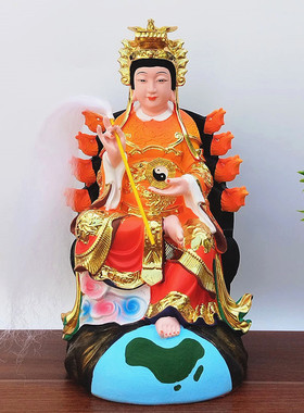 地母娘娘神像 树脂供奉后土娘娘像 地母元君16寸地母至尊树脂摆件