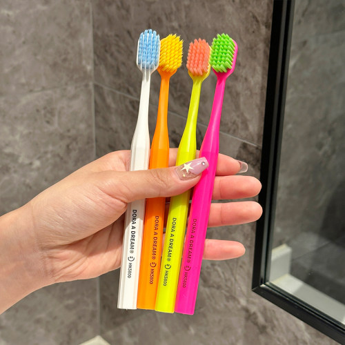 朵拉的梦软毛牙刷宽头2支装