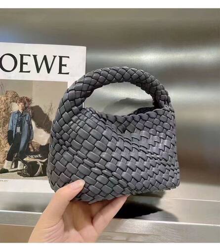 法国真皮纯手工编织小包高级感