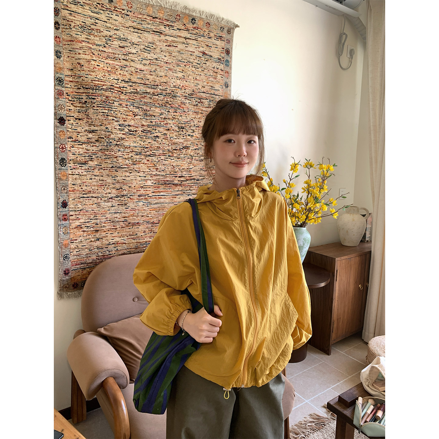 一三良品小个子 户外徒步防晒衣外套女26早秋工装运动透气冲锋衣
