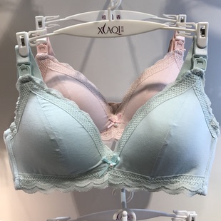 哺乳内衣纯棉产后喂奶专用胸罩睡觉可穿聚拢防下垂孕妇文胸怀孕期