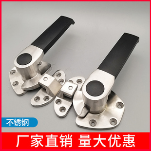 蒸箱门把手烘箱把手不锈钢蒸饭车门锁海鲜蒸柜拉手蒸饭柜平门配件