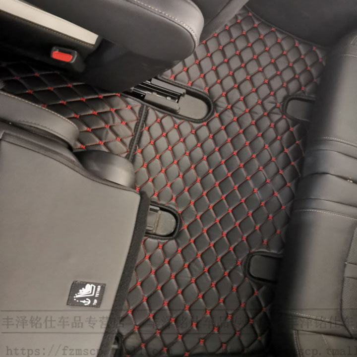 适用7座宝骏730第三排脚垫皮革大包围后排改装饰地垫加长过道垫子