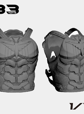 1/12 mezco罗宾dc夜翼红头罩6寸散货diy人偶战术背心马甲3d打印