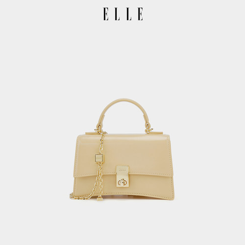 ELLE时尚小方包链条手提斜挎包