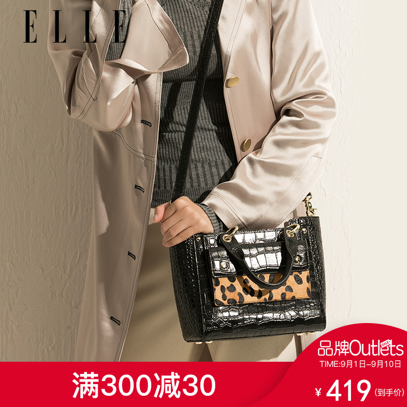 ELLEÅ®°üпî70601öùÓãÎÆÅ£Æ¤Ê±ÉÐ°Ù´î±ªÎÆµ¥¼ç°üб¿æ°üÊÖÌá°ü
