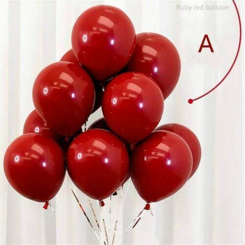 100pcs Red Balloons Party Confession Romantic Birthday Deco
