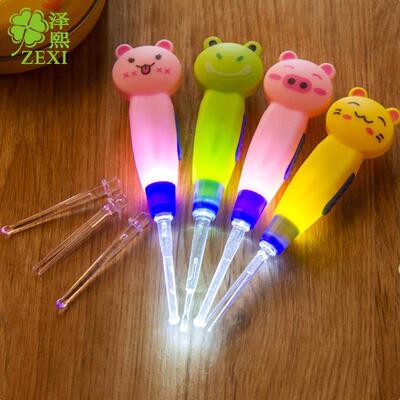 new led flashlight earpick ear pick remover curette cleaner