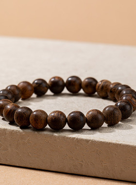 越南惠安土沉8mm单圈手串（泽少专属已开价）