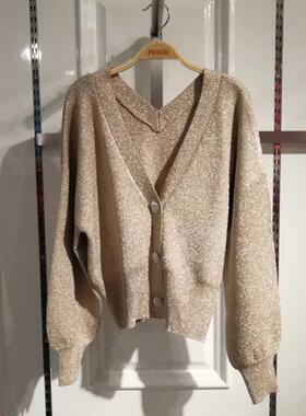 鸟家女装2022年春季新款A1ED91317两穿式线开衫A1ED913