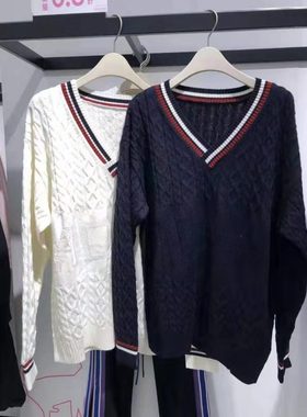 鸟女装2022秋A1EB83416V女装领毛套衫A1EB8341658/A1EB8341681