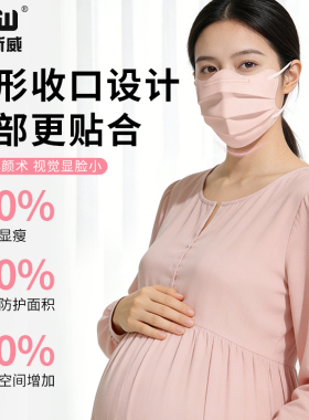 四层加厚活性炭孕妇透气口罩防二手烟防油烟活性炭防甲醛异味lj