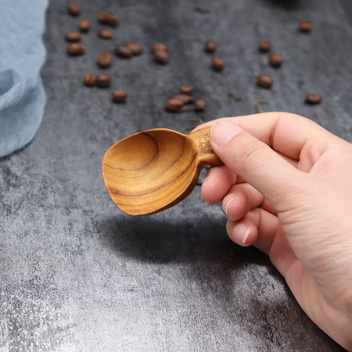 泰国进口柚木家用手工无漆茶勺