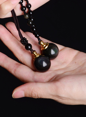 双彩眼舍利子香水瓶转运珠嘎乌盒