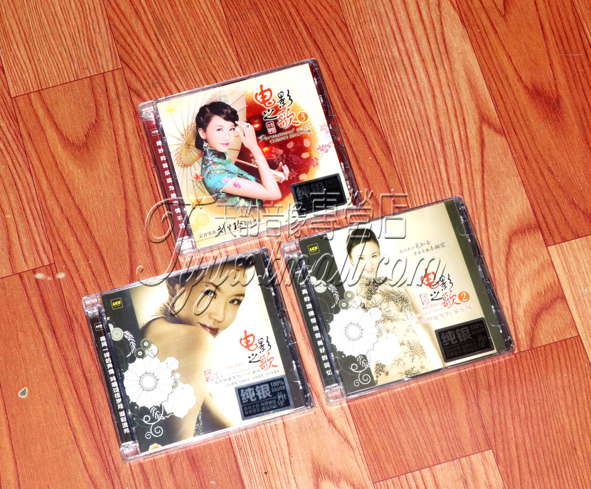 兰楚森唱片 刘紫玲 电影之歌123全集1-3 纯银3CD 发烧碟片