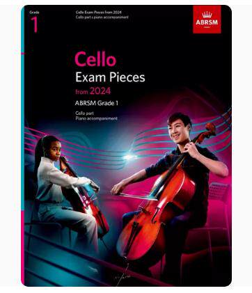 英皇 大提琴考级作品一级 无音频 Cello Exam Pieces 2024年新版 - 封面