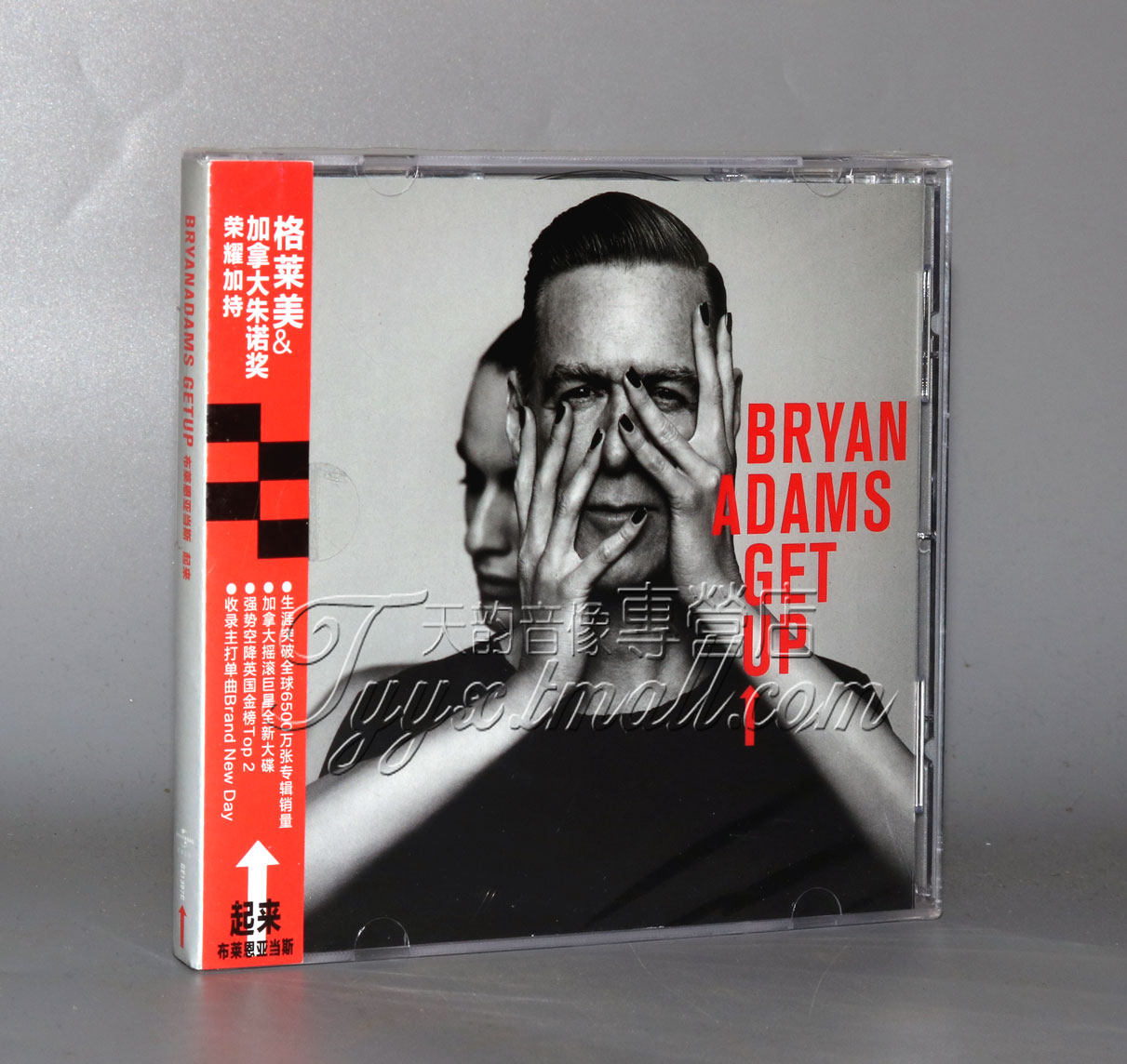 正版 布莱恩亚当斯:起来 bryan adams get up cd 歌词本