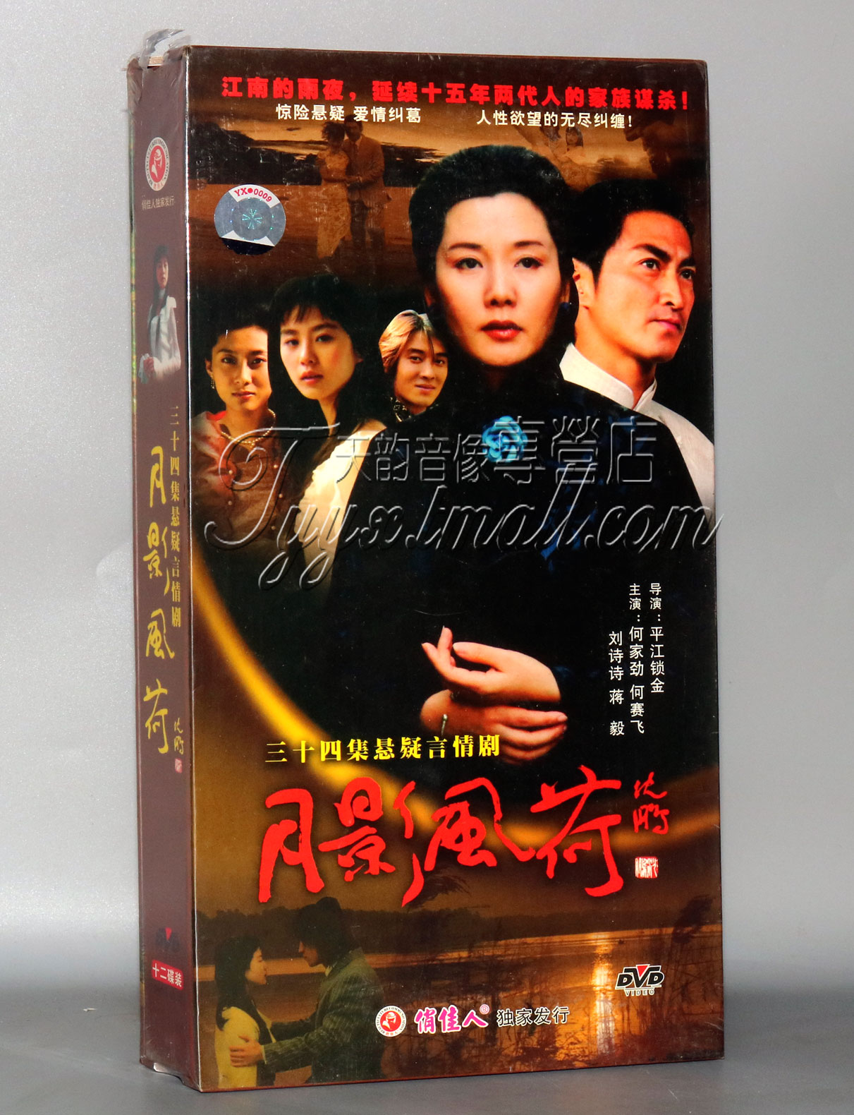 正版电视剧碟片光盘 月影风荷 珍藏版 12DVD 何家劲 何赛飞刘诗诗