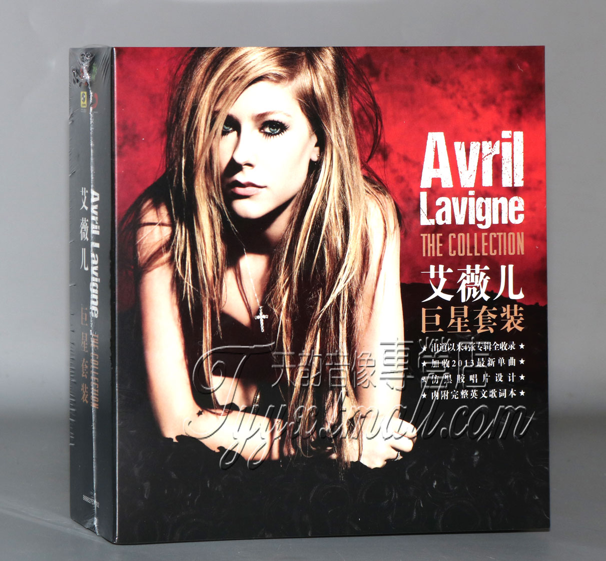 正版现货 avril lavigne艾薇儿专辑巨星套装合辑5CD+歌词本