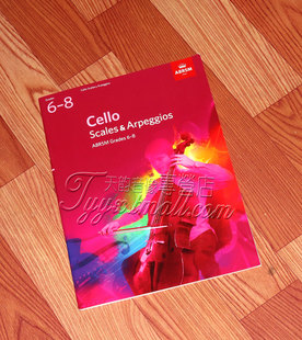 Scales 正版 8级 英皇考级 Arpeggios 大提琴音阶与琶音Cello