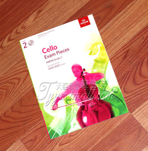 2020 Pieces 2023 Exam 英皇大提琴考级作品第二级附CD钢谱Cello
