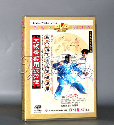正版 太极拳实用技击-基本推化手法正确运用 1DVD武世俊