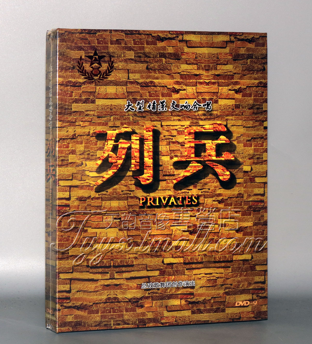 现货正版大型情景交响合唱 列兵（DVD9）总政歌舞团 列兵之歌CD