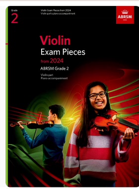 ABRSM2024新版英皇小提琴考级教材Violin Exam Pieces Grade2二级