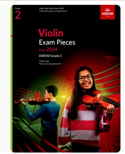 Pieces Exam Grade2二级 英皇小提琴考级教材Violin ABRSM2024新版