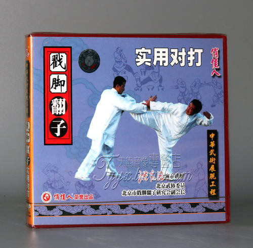 【正版】戳脚翻子实用对打 盒装1VCD 主讲：洪志田