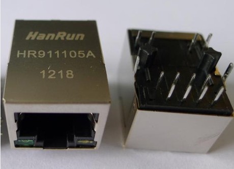 全新 HR911105A/RJ45 汉仁 网络变压器 带灯网络滤波器