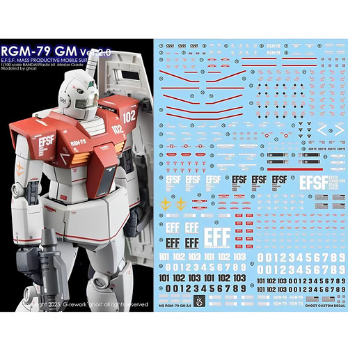 【炎】MG吉姆(Ver.2.0)荧光水贴