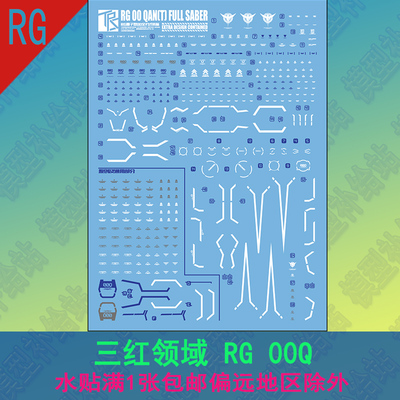 全刃式贴纸高达模型