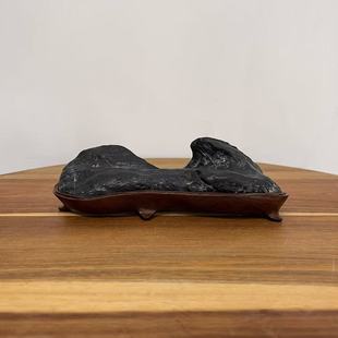 精品系列 天然安徽灵璧石磬石山形摆件 原石头文房山子 书桌茶桌