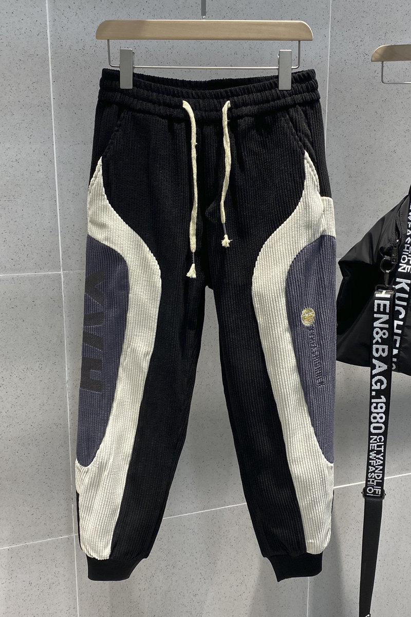 2023春夏装精神小伙九分裤男青年束脚运动裤潮K110-P55,控79,男装休闲裤,电商A108