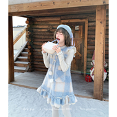 日杂甜美风小飞袖 织物猪 可可信笺 背心裙女小个子可爱减龄短裙子