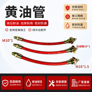 小装载机铲车配件延长加黄油链接管通用黄油枪软管m10油嘴 加长管