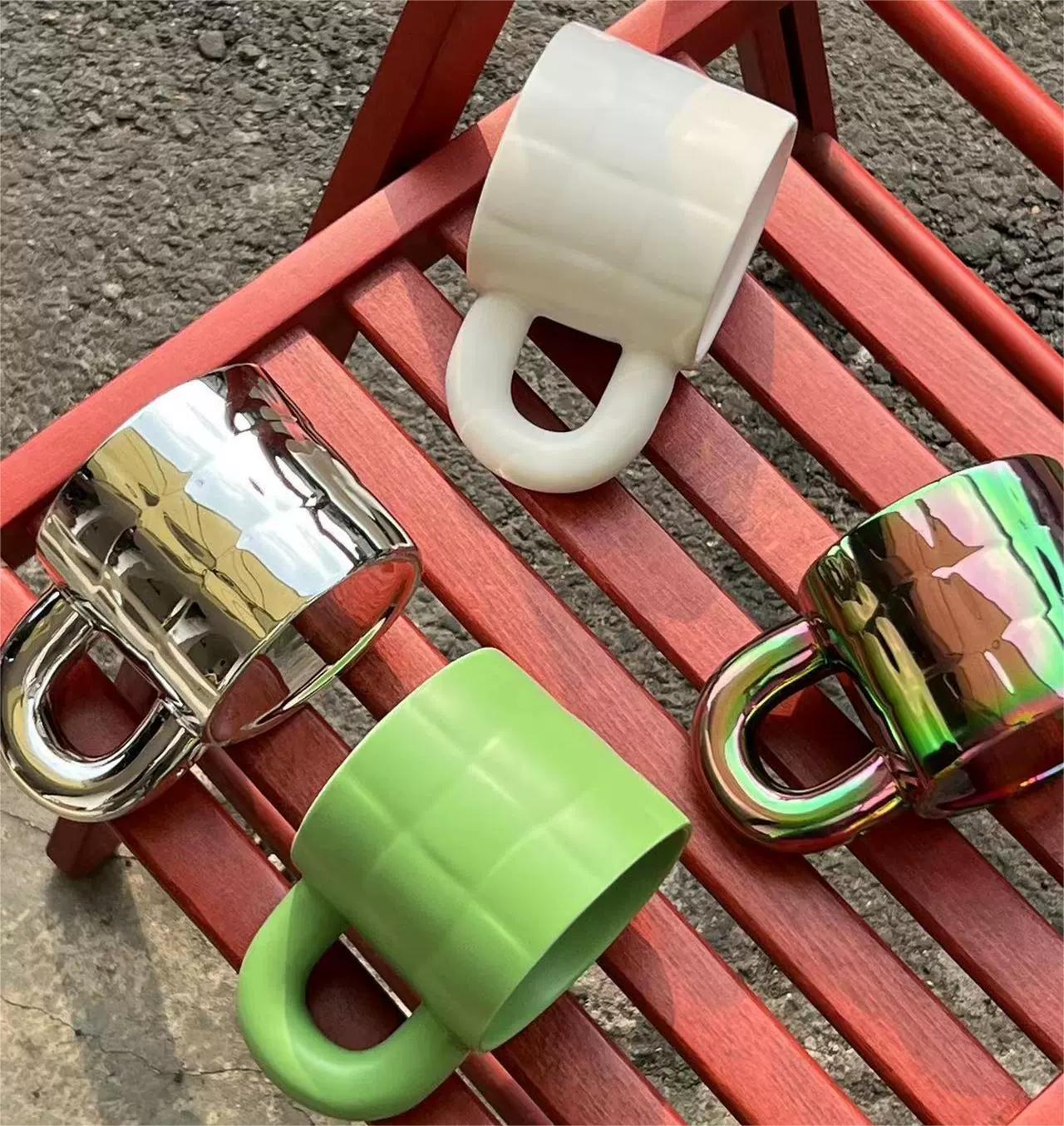 北欧ins马克杯大容量情侣咖啡杯